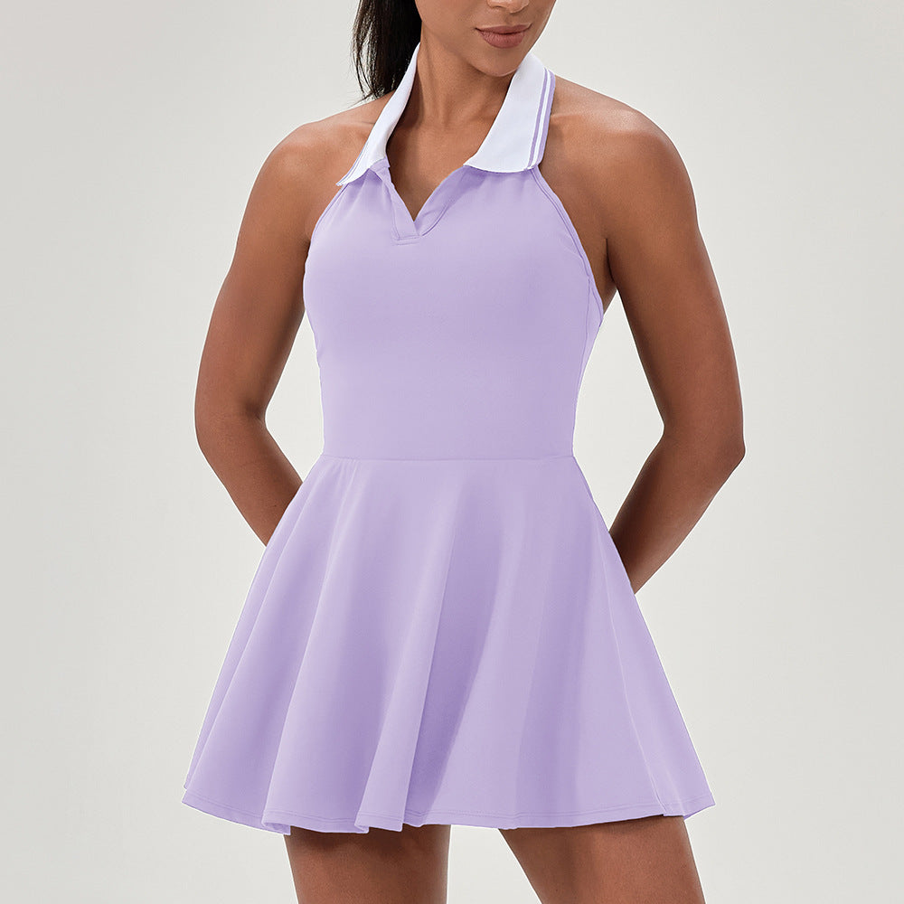 The Halter Lapel Golf Dress