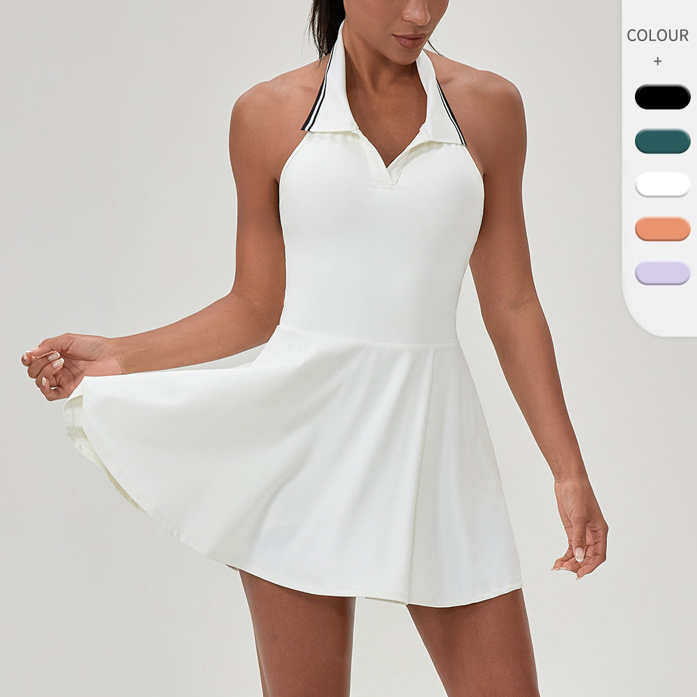 The Halter Lapel Golf Dress